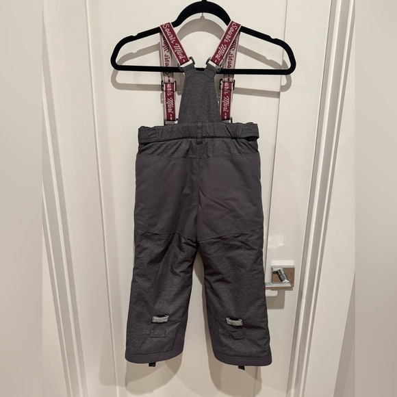 Souris Mini snowsuit gray and pink size 4 kids skiing snowboarding - Picture 8 of 11